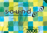graphic: flyer for the sound festival in 2006