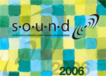 2006 sound festival graphic: flyer for the sound festival in 2006