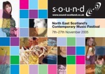 2005 sound festival graphic: flyer for the sound festival in 2005